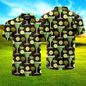 Margarita Cocktail Polo Shirt For Men
