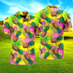 Pineapple Colorful Polo Shirt For Men