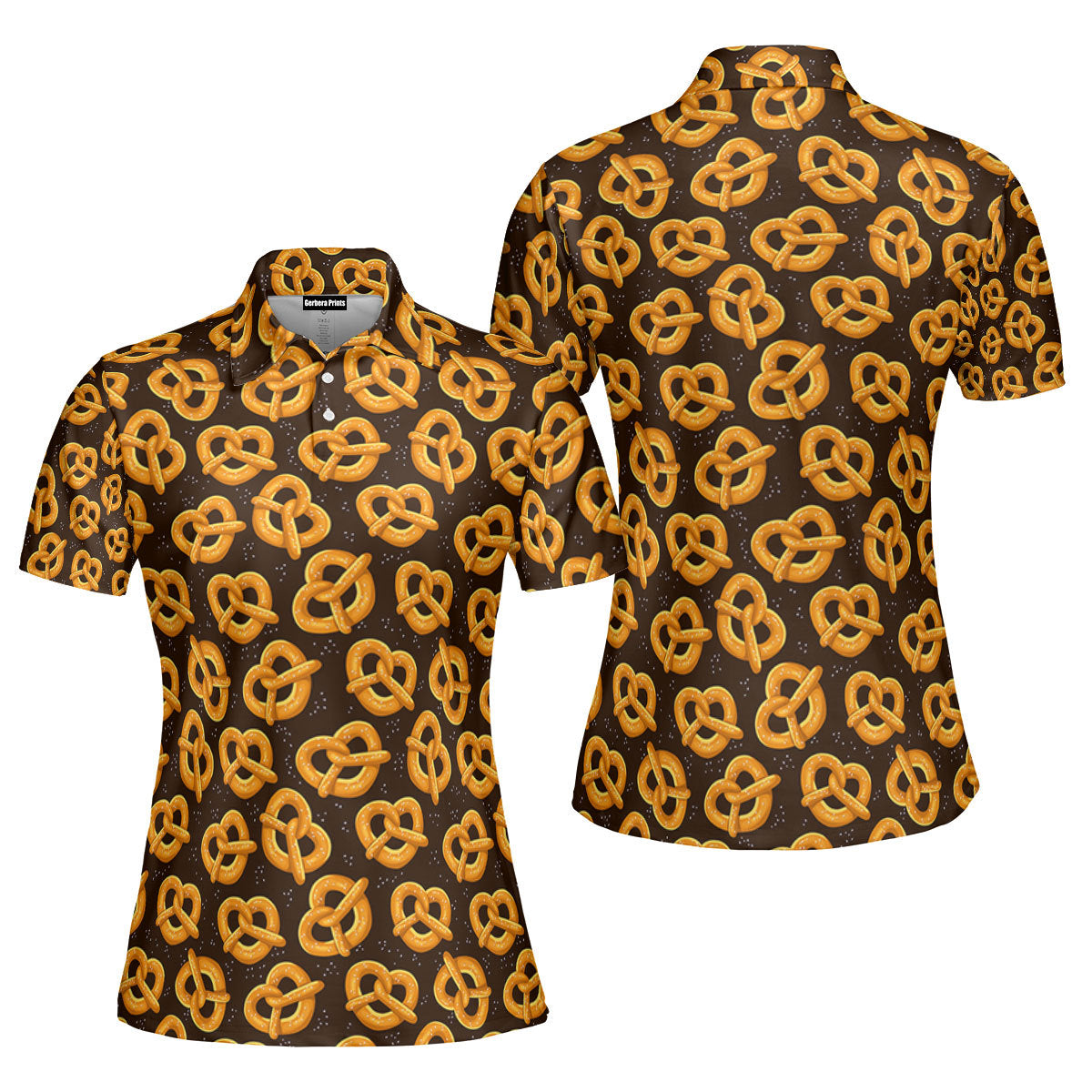 Pretzel And Oktoberfest Happy Beer Day Polo Shirt For Women 