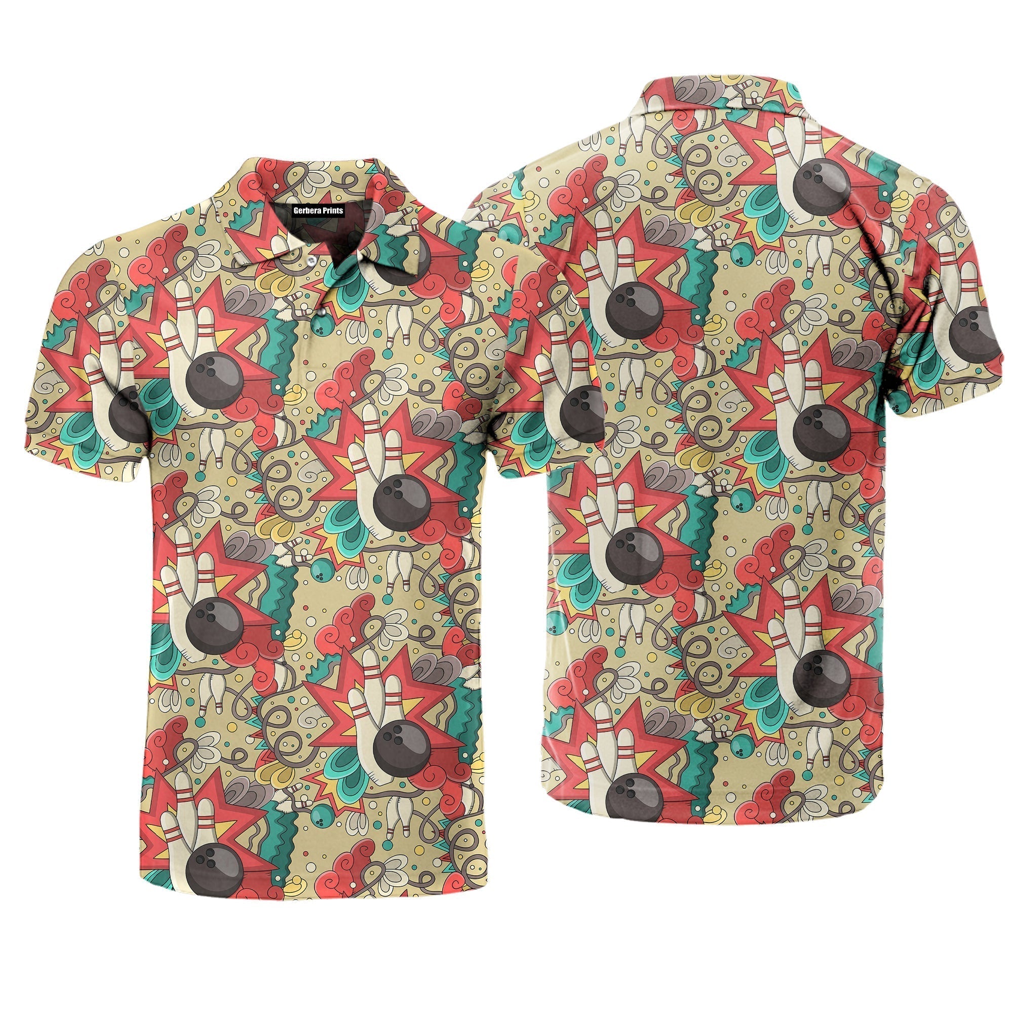 Who Gives A Spit Bowling Colorful Nice Polo Shirt For Men