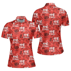 Grill And Barbecue National BBQ Day Red Polo Shirt For Women