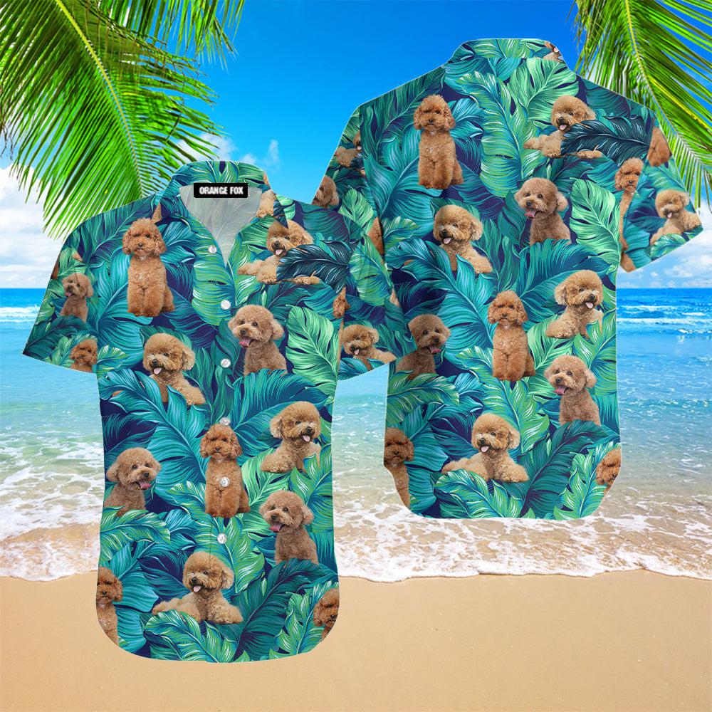Poodle Dog Pet Lover Tropical Hawaiian Shirt For Men & Women