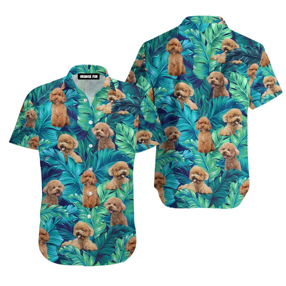 Poodle Dog Pet Lover Tropical Hawaiian Shirt For Men & Women