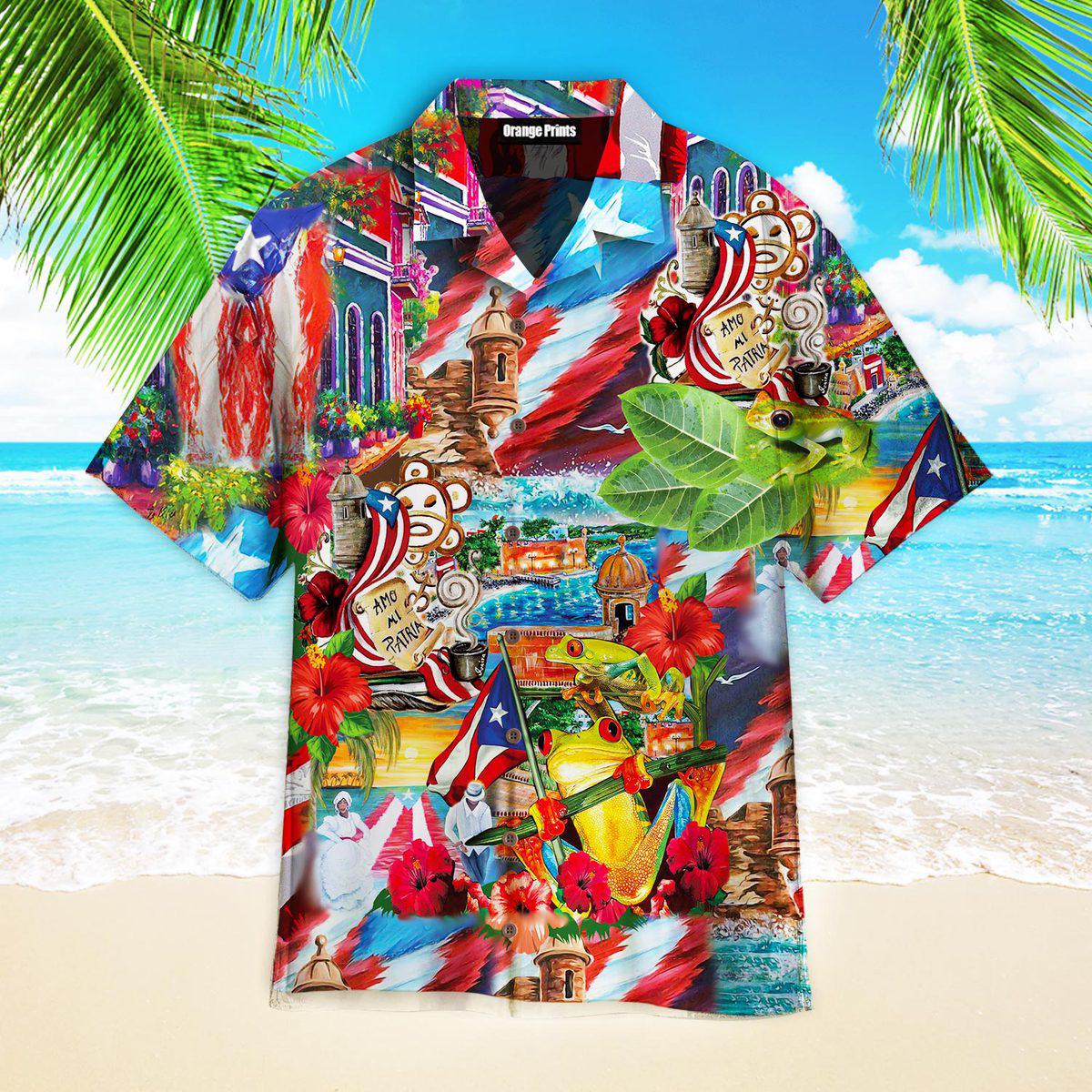 Puerto Rico Aesthetic Hawaiian Shirt For Men & Women