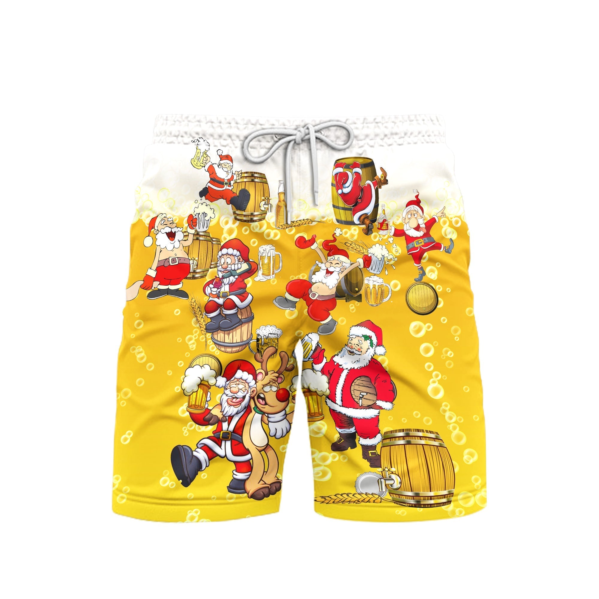 Christmas Dear Santa Heres Your Beer Beach Shorts For Men