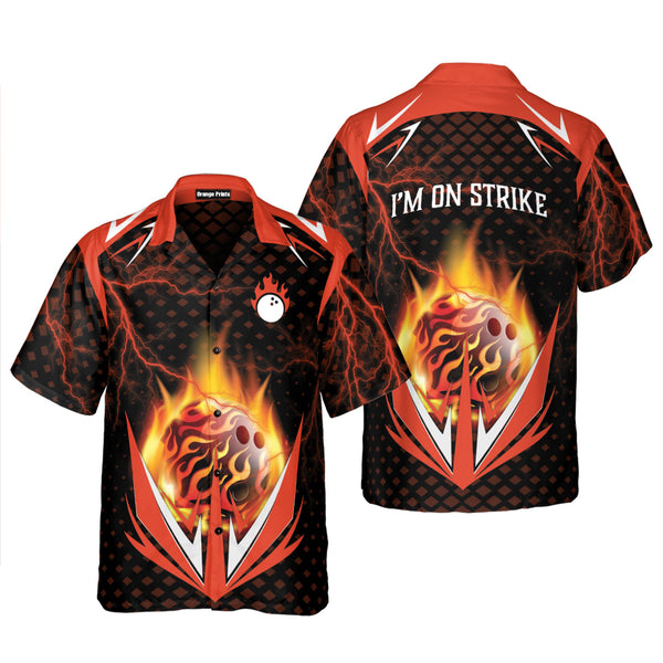 Bowling Fire I'm On Strike Hawaiian Shirt For Men & Women WH1275
